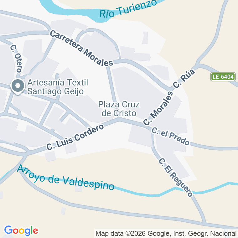 Código postal de Plaza Cruz de Cristo en Val de San Lorenzo