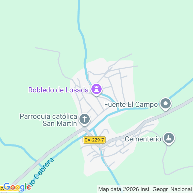 Código postal de Calle Fragua (la) en Robledo de Losada