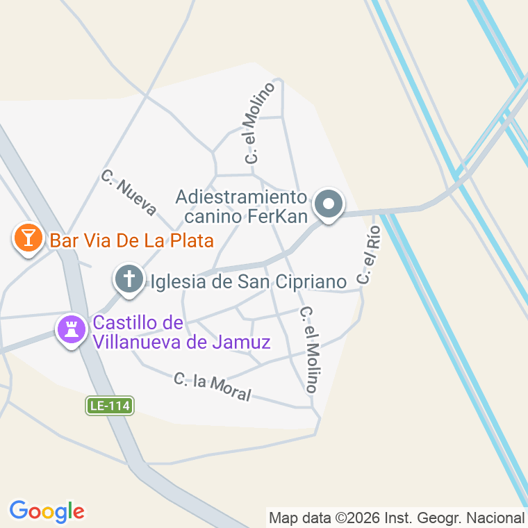 Código postal de Calle Medio (el) en Villanueva de Jamuz
