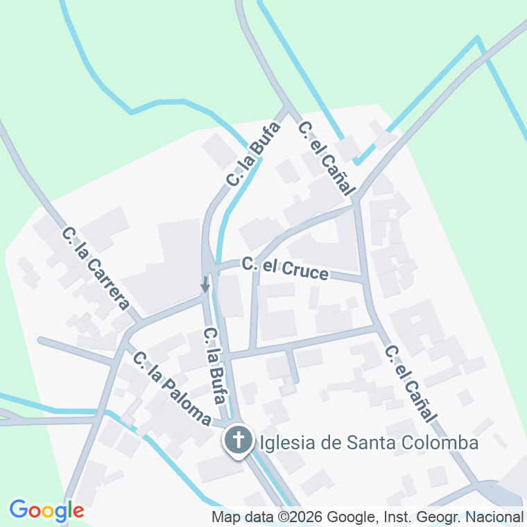 Código postal de Calle Cruce (el) en Santa Colomba de la Vega