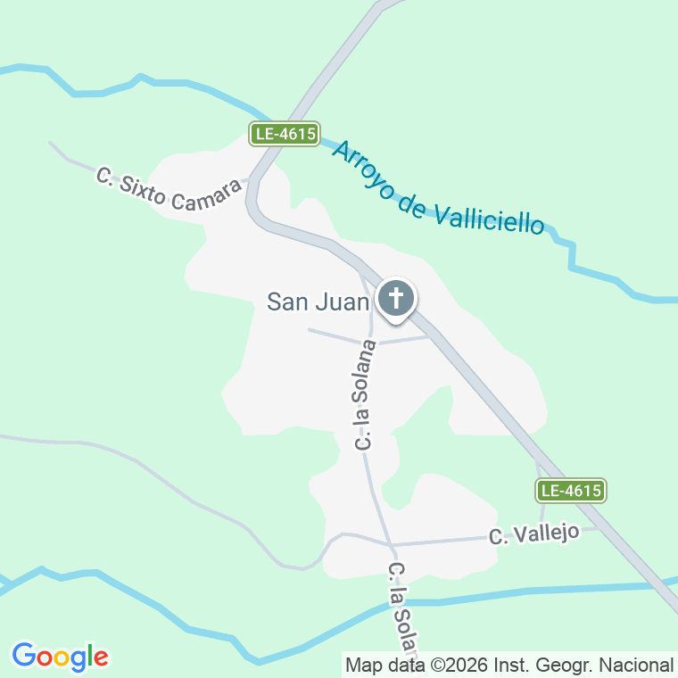 Código postal de Valporquero de Rueda en León