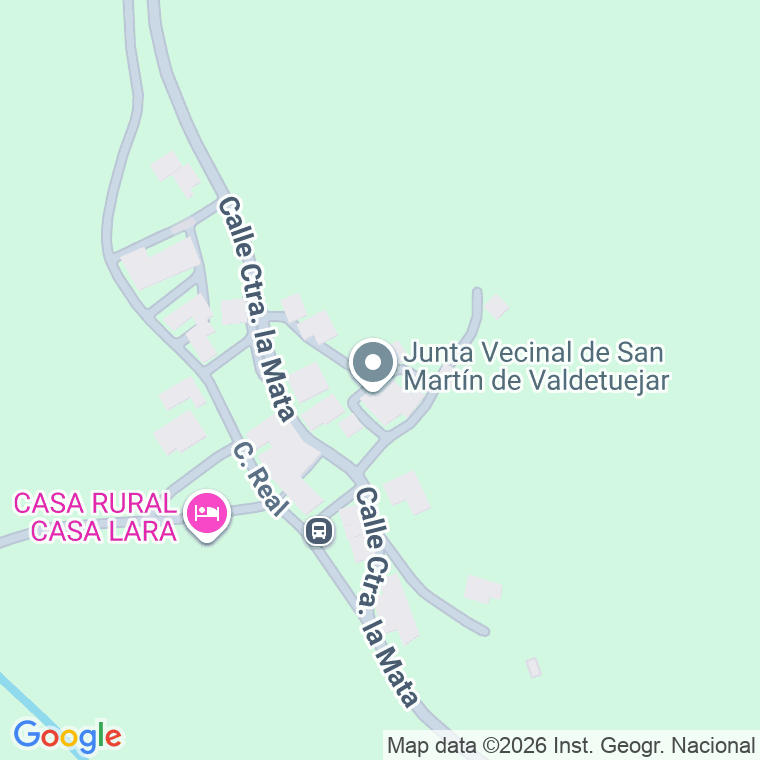 Código postal de Calle Vallejo en San Martin de Valdetuejar