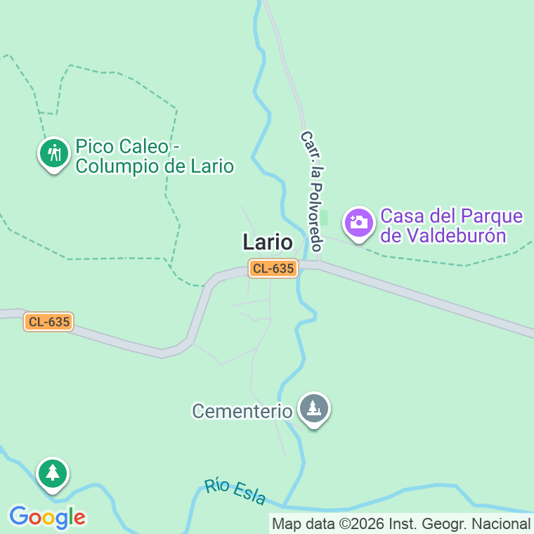Código postal de Lario en León