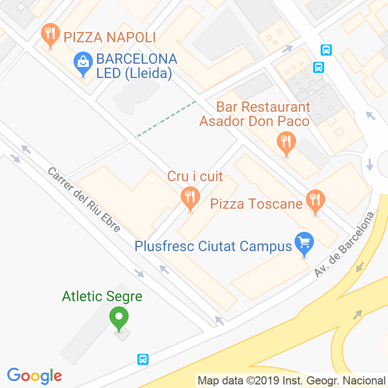 Código Postal calle Abat Escarre, L' en Lleida