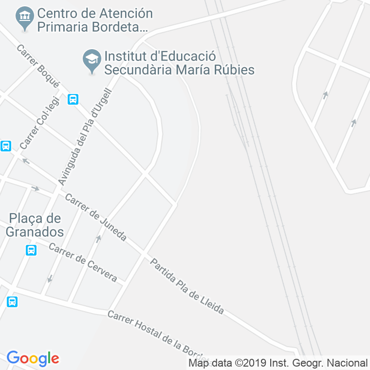 Código Postal calle Amposta, D', avinguda en Lleida