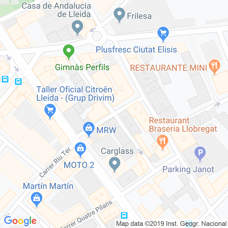 Código Postal calle Comte De Vinatesa en Lleida