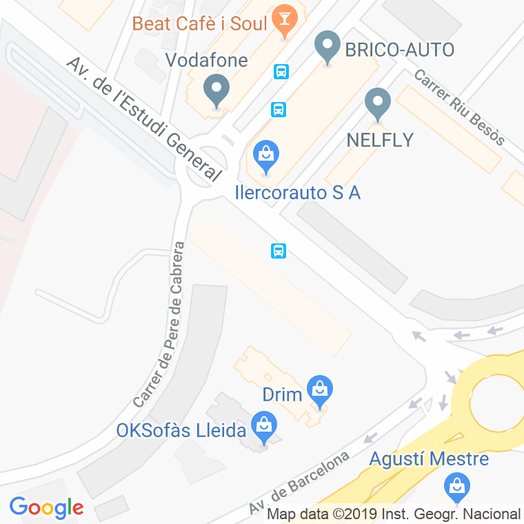 Código Postal calle Estudi General en Lleida