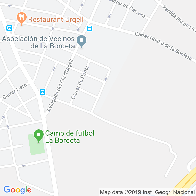 Código Postal calle Extremadura, travessia en Lleida