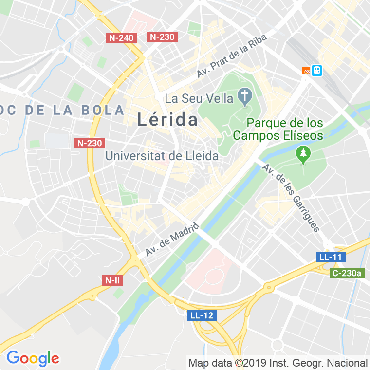 Código Postal calle Ernest Lluch, D', jardins en Lleida