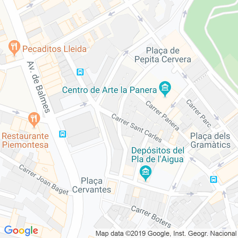 Código Postal calle Jaume I El Conqueridor en Lleida