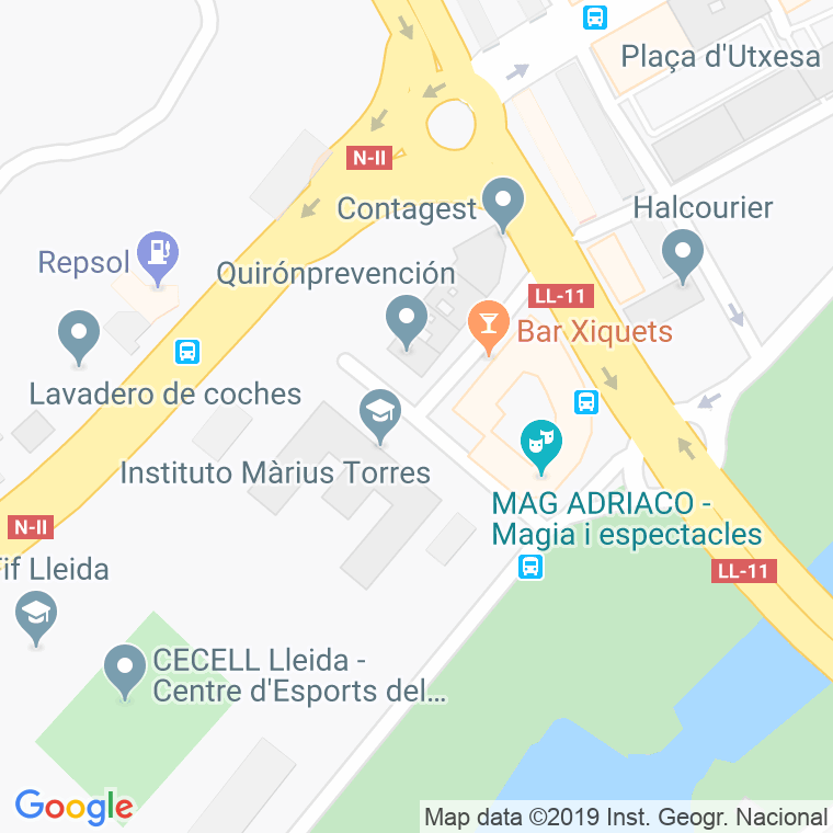 Código Postal calle Narcis Monturiol en Lleida