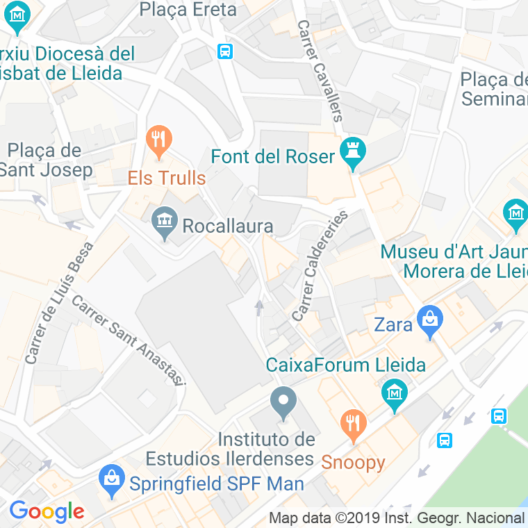Código Postal calle Palma, La en Lleida