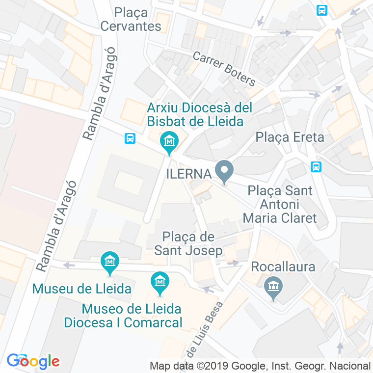 Código Postal calle Sant Llorenç, plaça en Lleida