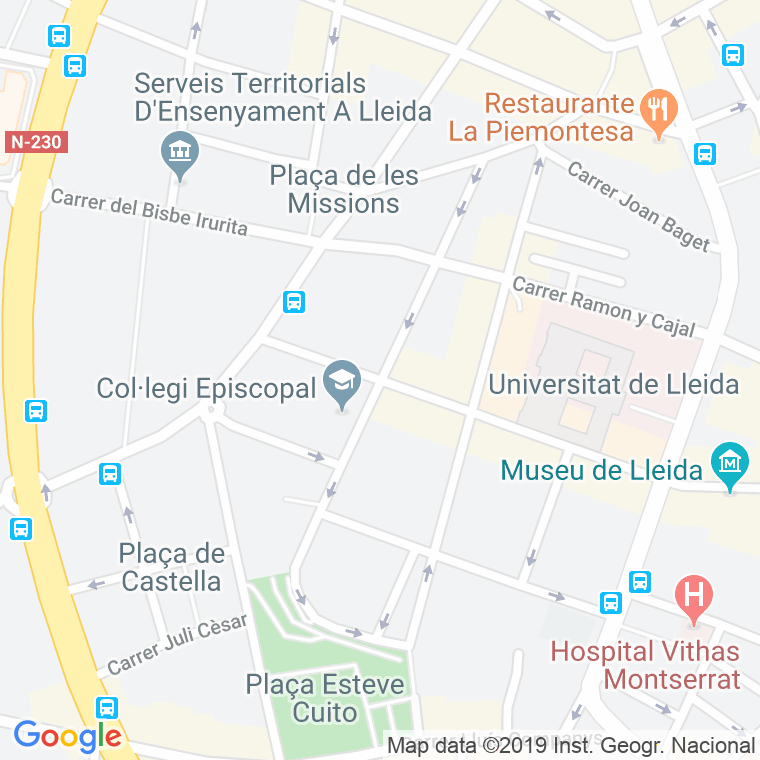 Código Postal calle Doctor Combelles en Lleida