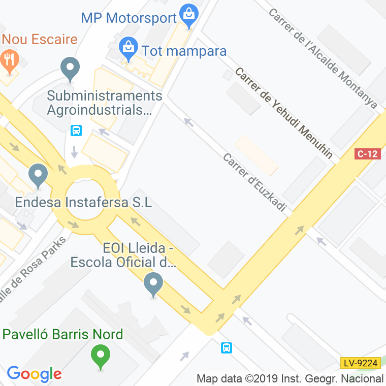 Código Postal calle Clara Campoamor, De, plaça en Lleida