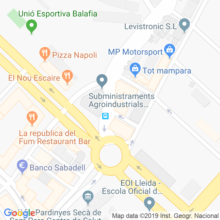 Código Postal calle Embaixador Espens en Lleida