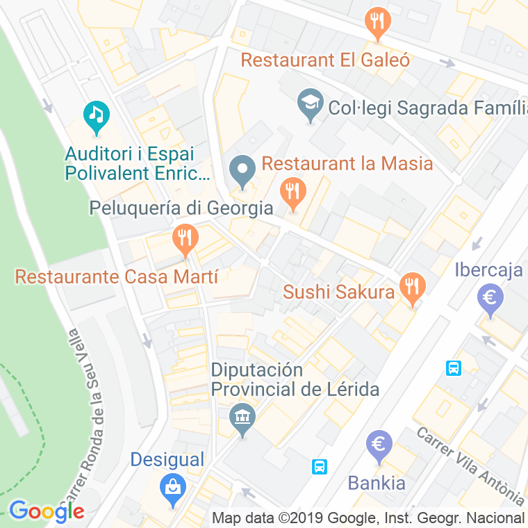 Código Postal calle Bafart en Lleida