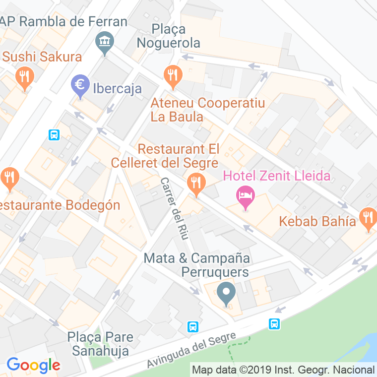 Código Postal calle General Brito en Lleida