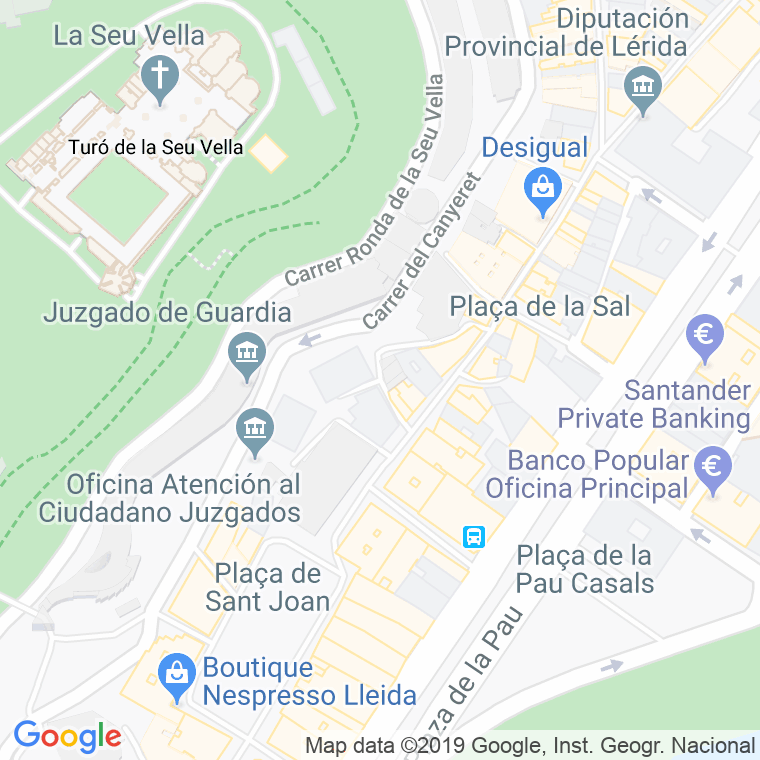 Código Postal calle Lamarca en Lleida
