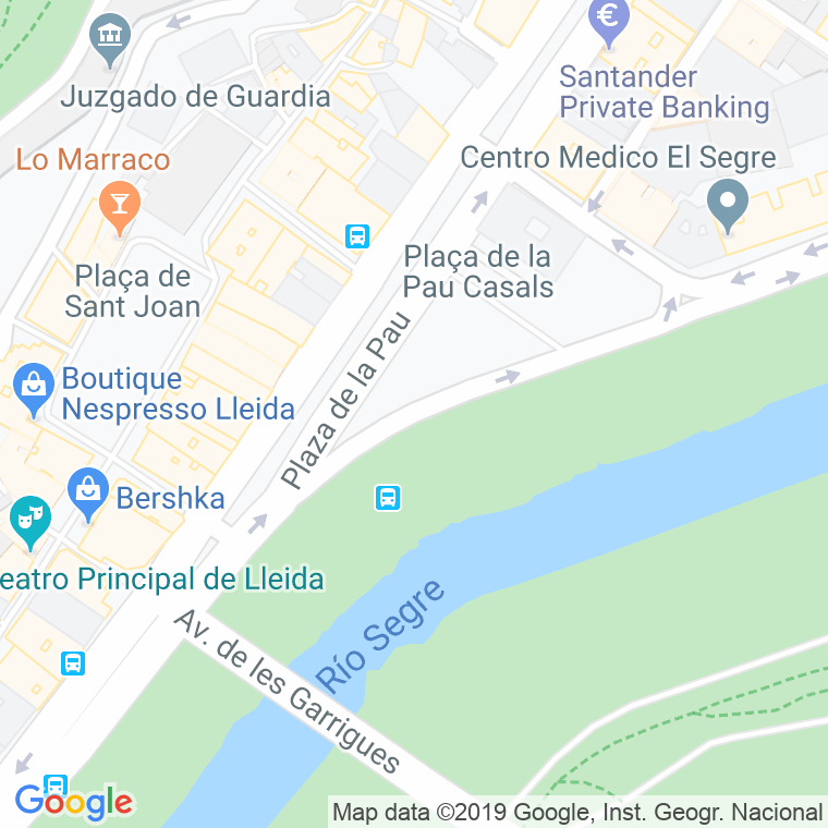 Código Postal calle Pau, La, plaça (Impares Del 1 Al Final)  (Pares Del 2 Al Final) en Lleida