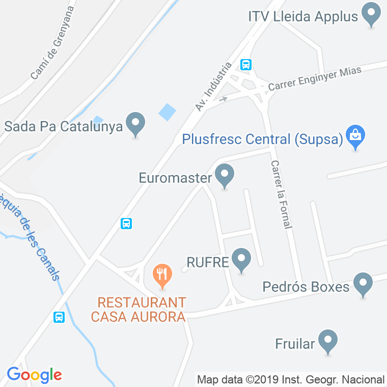 Código Postal calle Mineria en Lleida