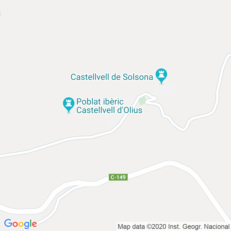 Código Postal de Castellvell en Lleida
