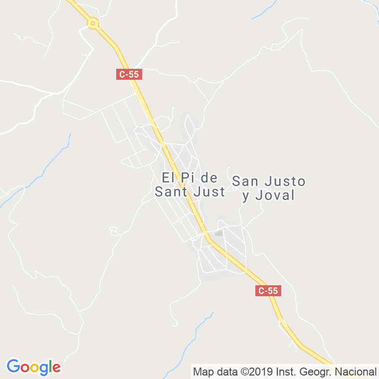 Código Postal de Pi De Sant Just, El en Lleida