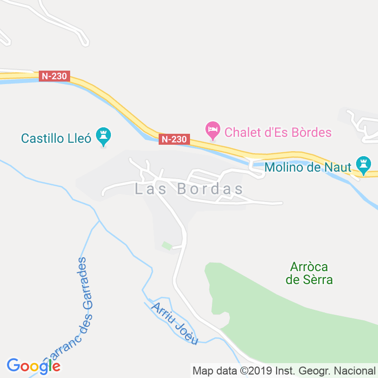 Código Postal de Bordes, Es en Lleida
