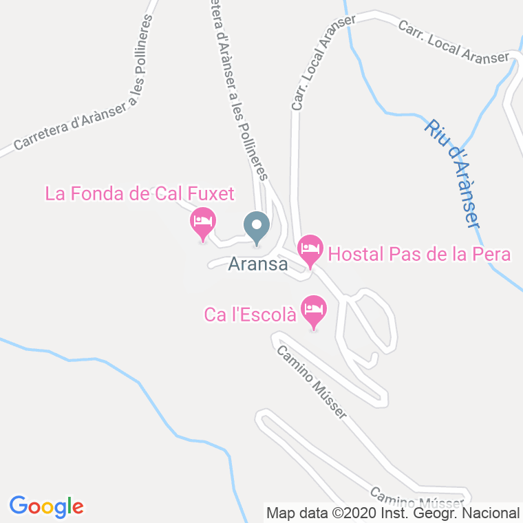 Código Postal de Aranser en Lleida
