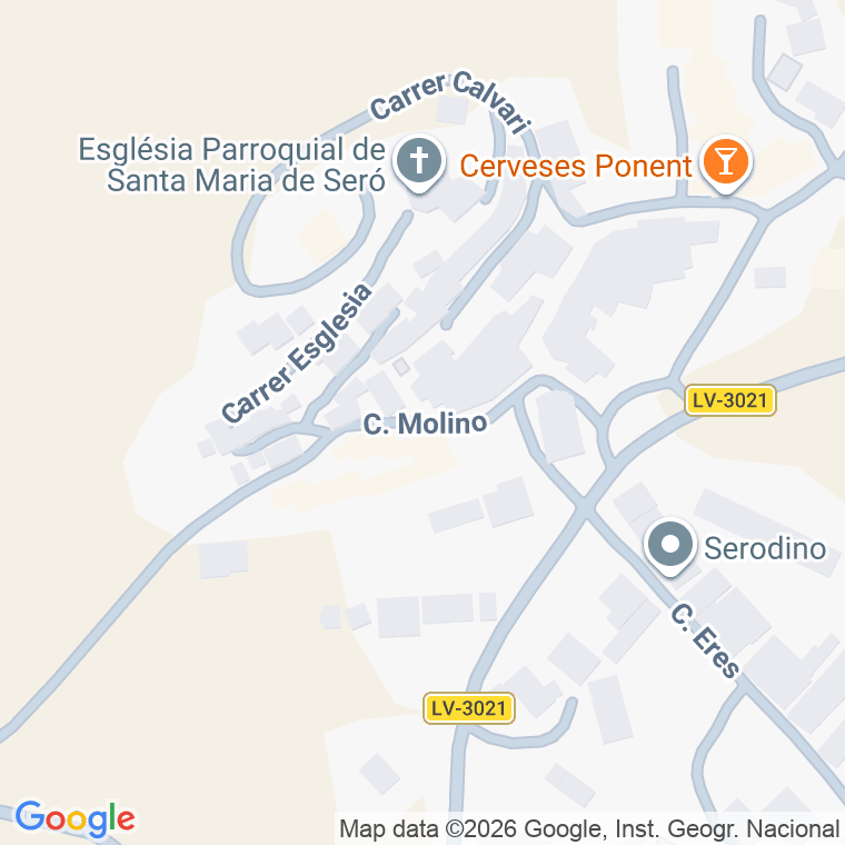 Código postal de Carre Moli (del) en Artesa de Segre