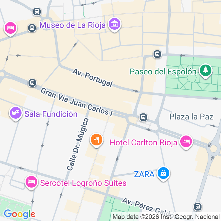 Código postal de Calle Gran Via Juan Carlos I en Logroño
