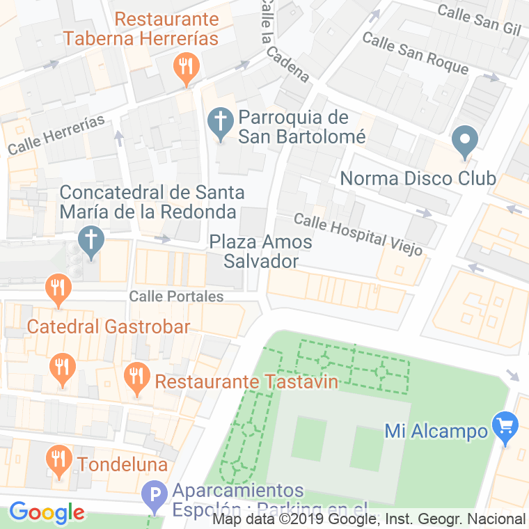 Código Postal calle Amos Salvador, plaza en Logroño