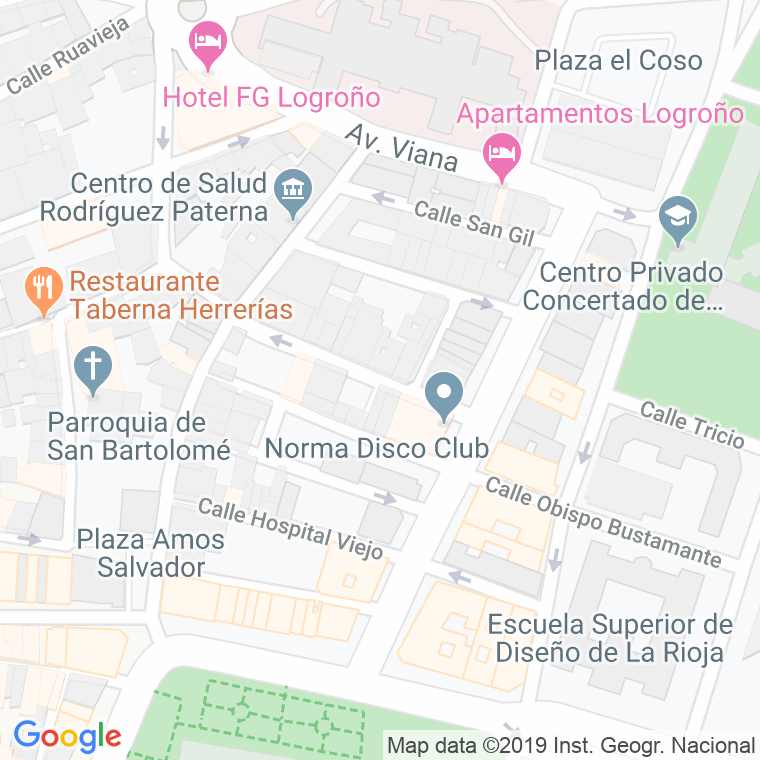 Código Postal calle Baños en Logroño