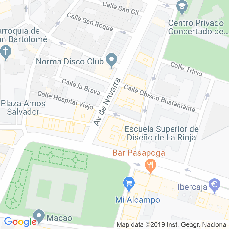 Código Postal calle Cardenal Aguirre en Logroño