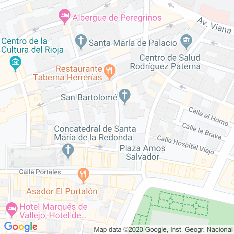 Código Postal calle San Bartolome, plaza en Logroño