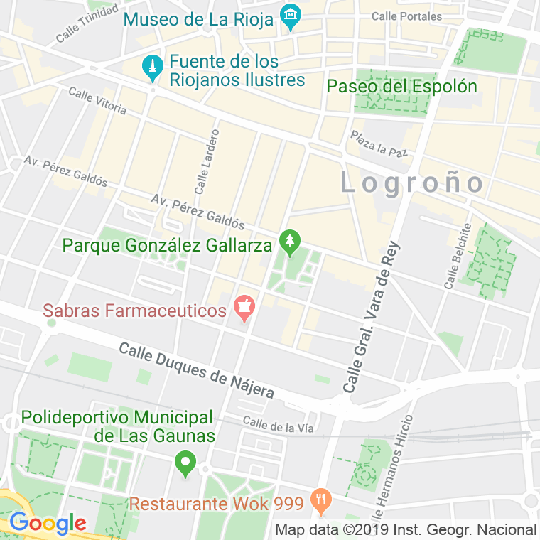 Código Postal calle Republica Argentina, avenida en Logroño
