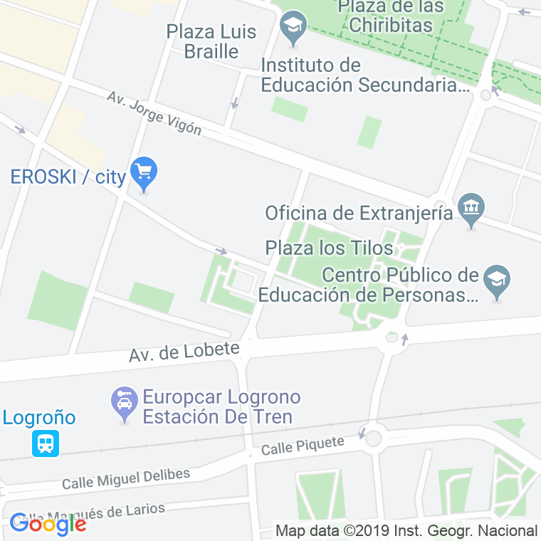 Código Postal calle Jose Maria Lope Toledo en Logroño