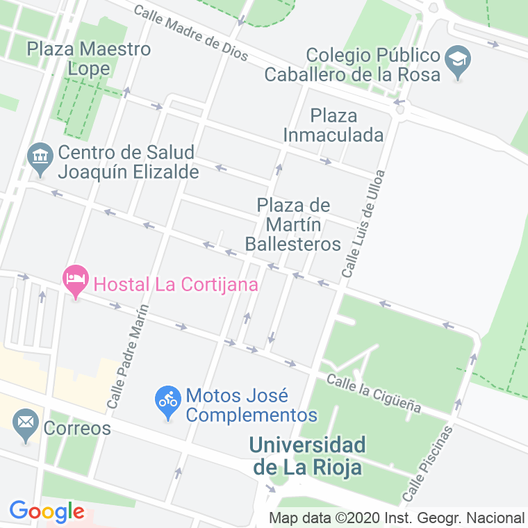 Código Postal calle San Jose De Calasanz en Logroño