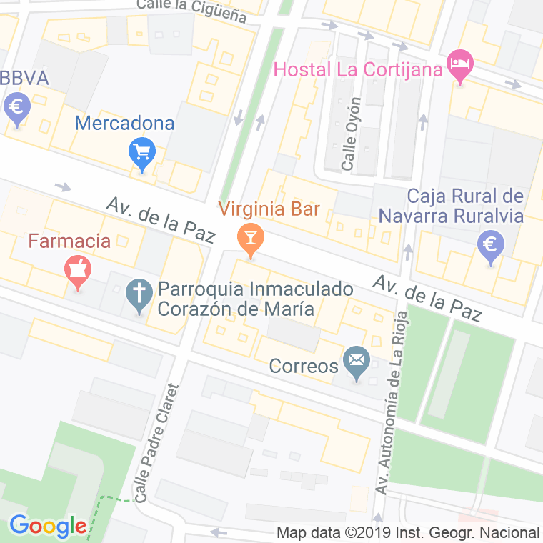 Código Postal calle San Mateo en Logroño