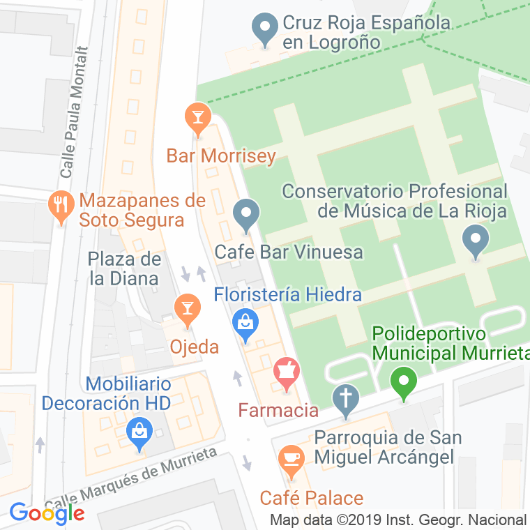 Código Postal calle Beneficencia en Logroño