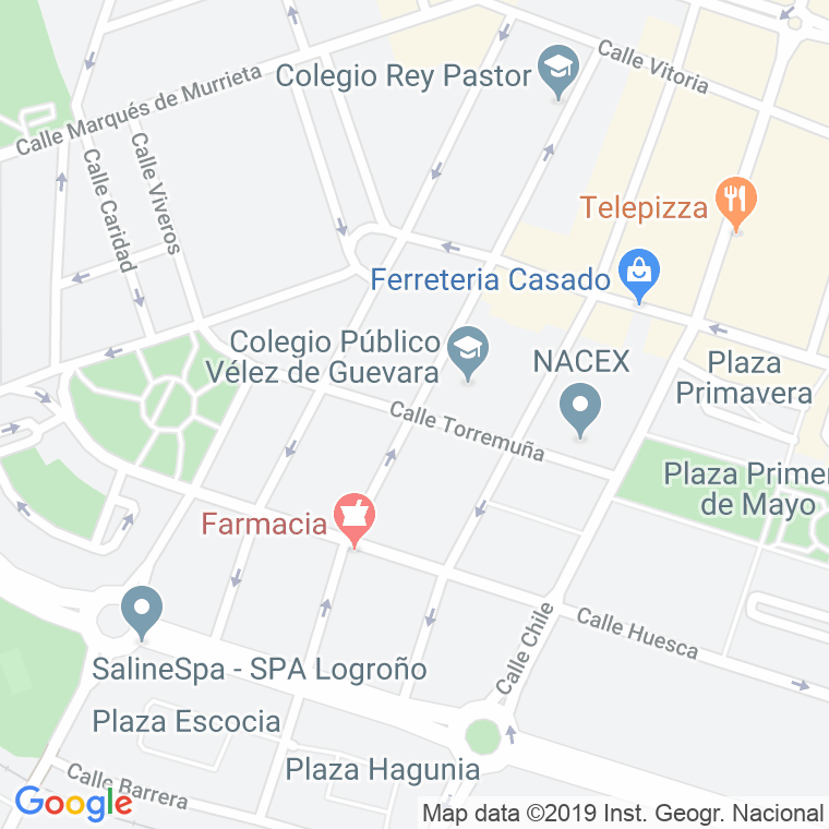 Código Postal calle Torremuña en Logroño