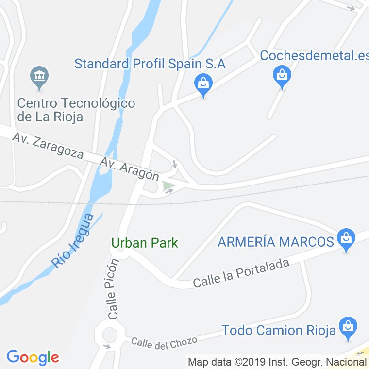 Código Postal calle Aragon, De, avenida en Logroño