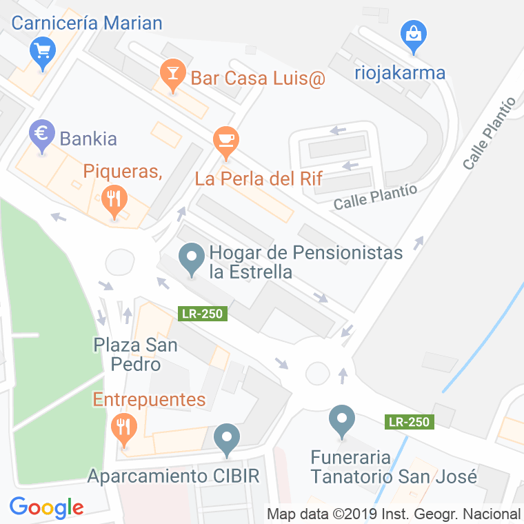 Código Postal calle Cerezos en Logroño
