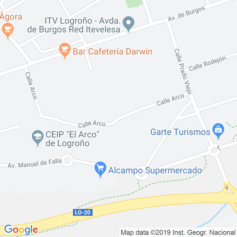 Código Postal calle Arco en Logroño