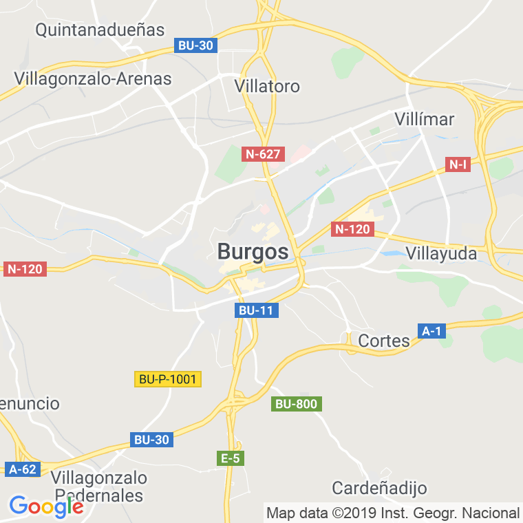 Código Postal calle Burgos, carretera en Logroño