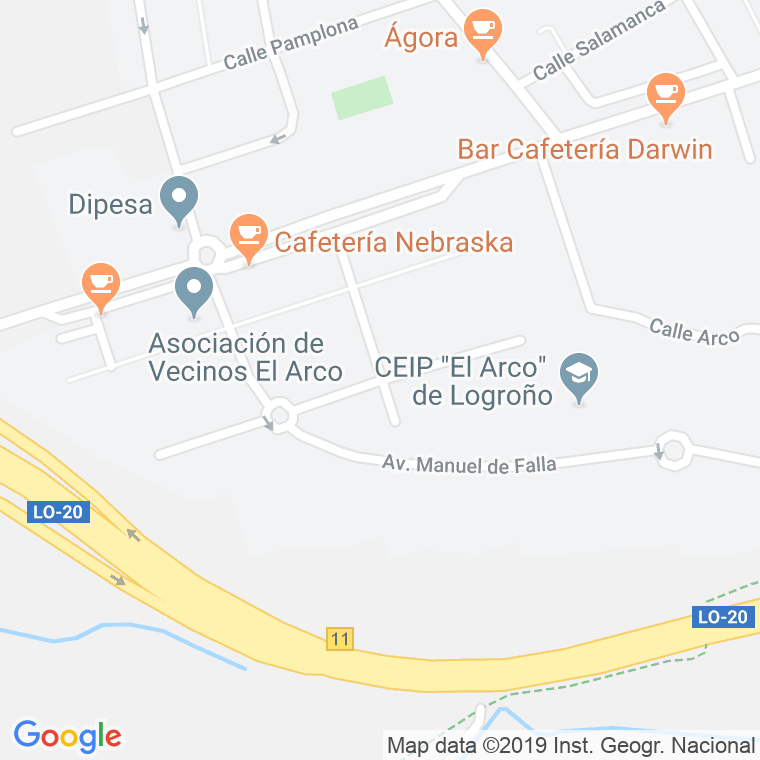 Código Postal calle Joaquin Turina en Logroño