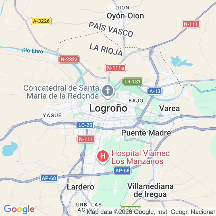 Código postal de Malaga en Logroño