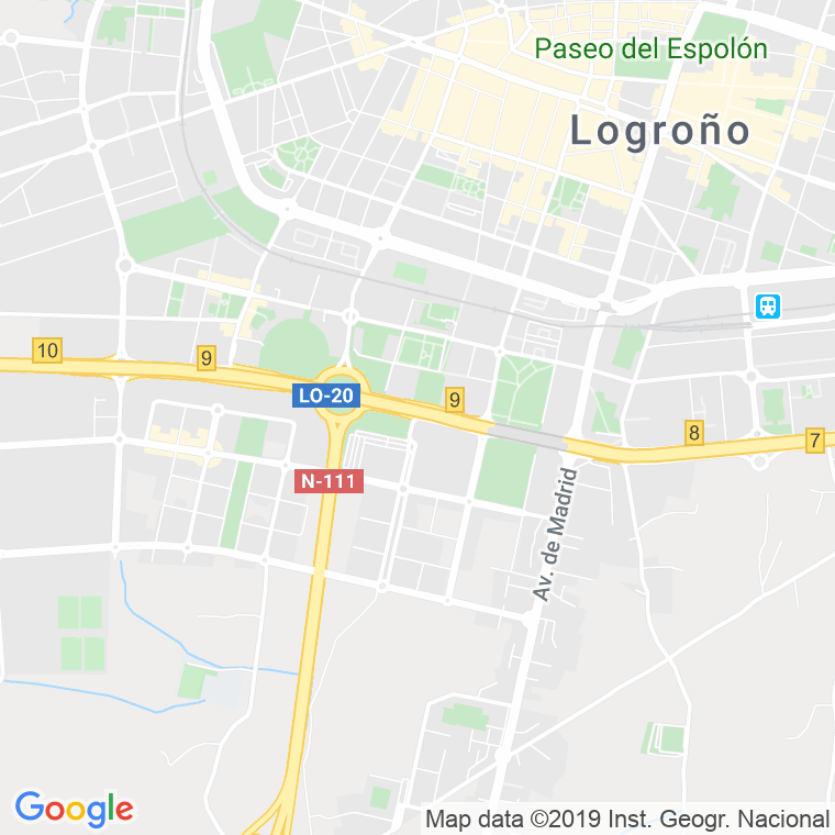 Código Postal calle Salustiano Olozoga, avenida en Logroño