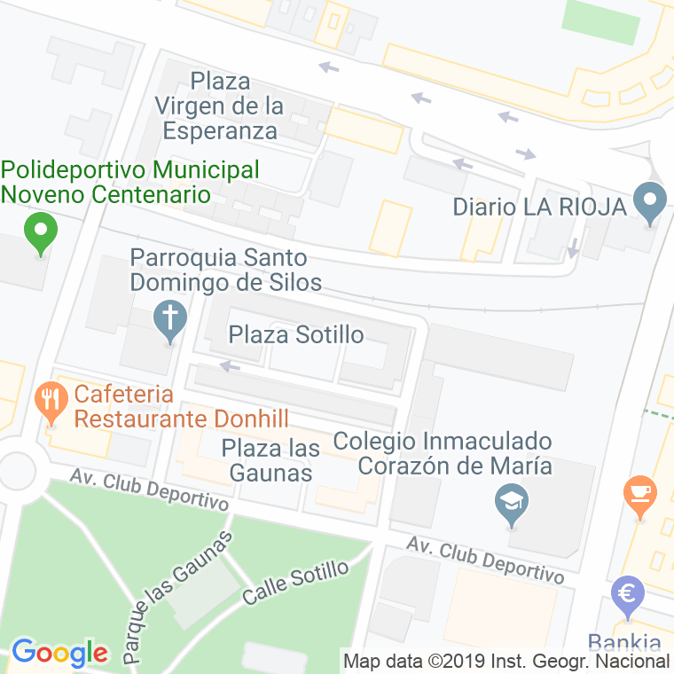 Código Postal calle Sotillo, plaza en Logroño