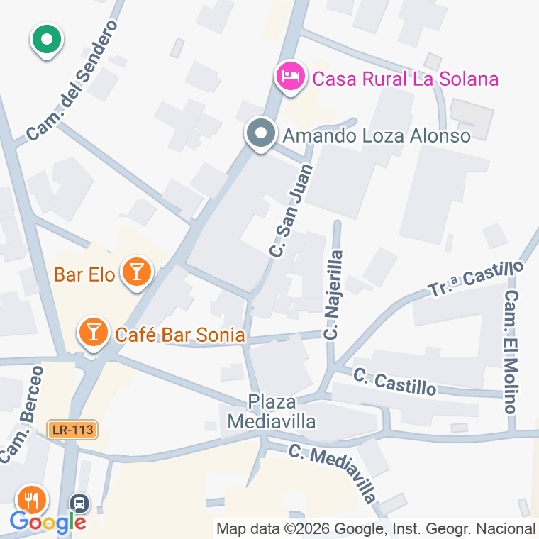 Código postal de Calle San Juan en Baños de Rio Tobia